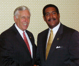 Steny Hoyer and Stewart Cumbo