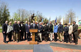 Councilman Stewart Cumbo with Governor Martin O’ Malley and other Maryland City and Town Officials meeting in Annapolis for the Governor’s “Capital City for A Day” Program 