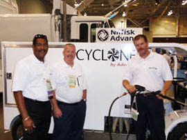 Councilman Stewart Cumbo, Wilson Cochran(Town Project Manager) and J. Berry (Town Superintendent of Public Works) at MML Convention, Ocean City, Maryland 