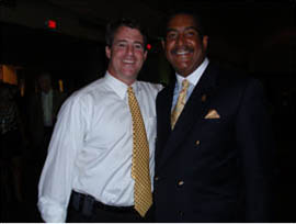 Councilman Stewart Cumbo and Maryland State Attorney General Douglas F. Gansler 